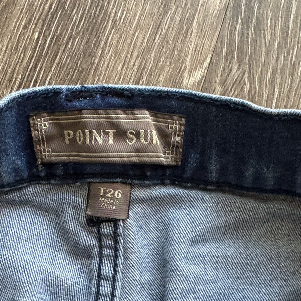 J. Crew Wide-Leg Crop Jeans in Medium Blue Denim - Picture 11 of 12
